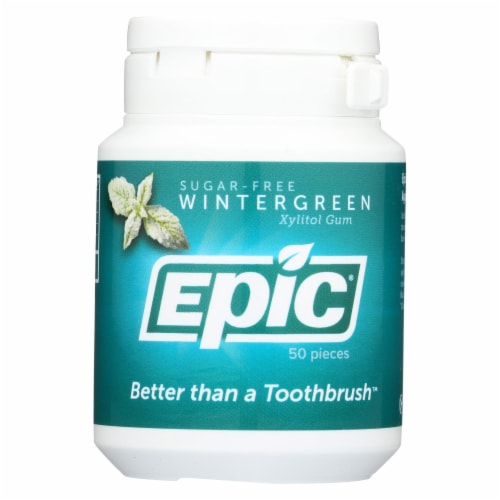 Epic Dental - Xylitol Mints - Wintergreen - 50 CT Perspective: front