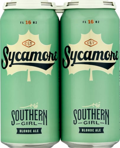 Sycamore Southern Girl Blonde Ale Perspective: front