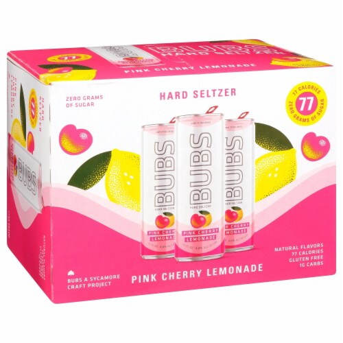 Sycamore Bubs Pink Cherry Hard Lemonade Perspective: front
