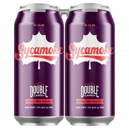 Sycamore Double Candy Double India Pale Ale Beer Perspective: front