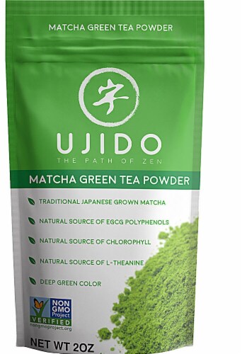 Ujido Matcha Green Tea Powder Perspective: front