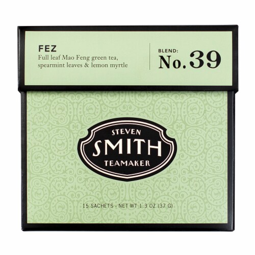 Steven Smith Teamaker Fez Green Tea Sachets Perspective: front