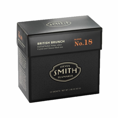 Steven Smith Teamaker British Brunch Tea Sachets Perspective: front