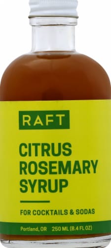 RAFT Citrus Rosemary Cocktail Syrup Perspective: front