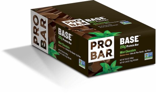 PROBAR Mint Chocolate Protein Bars Perspective: front
