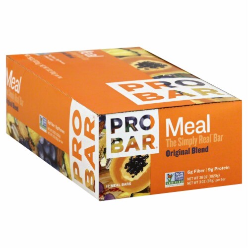 Probar Meal Bar, Original Blend - 12 pack, 3 oz bars