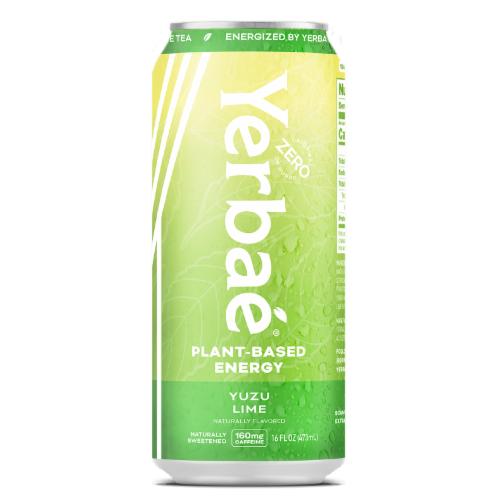 Yerbae Yuzu Lime Plant Based Energy Drink Perspective: front