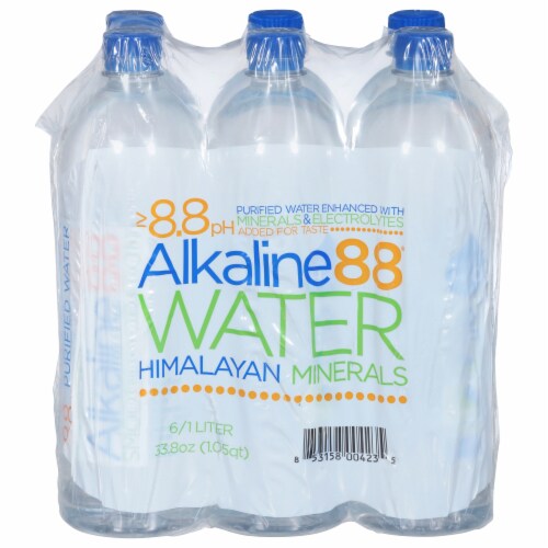 Alkaline88® Himalayan Minerals Purified Water Perspective: front