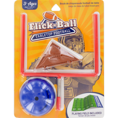 Flick-Ball Tabletop Football Perspective: front