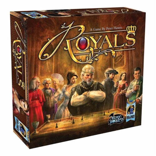 Royals Board Game 17th Century Europe Great Noble Houses Supremacy Strategic Territory Arcane Perspective: front