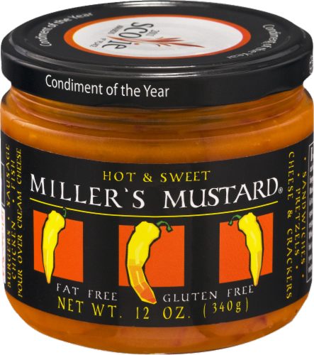 Miller's Hot & Sweet Mustard Perspective: front
