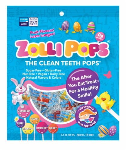 Zollipops Assorted Fruit Pops Perspective: front