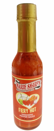 Marie Sharp's Fiery Hot Habanero Pepper Sauce Perspective: front