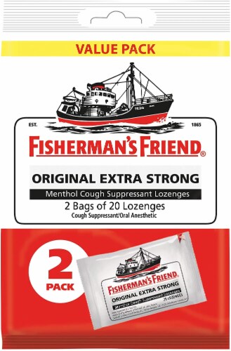 Fisherman's Friend Extra Strong Lozenges Perspective: front