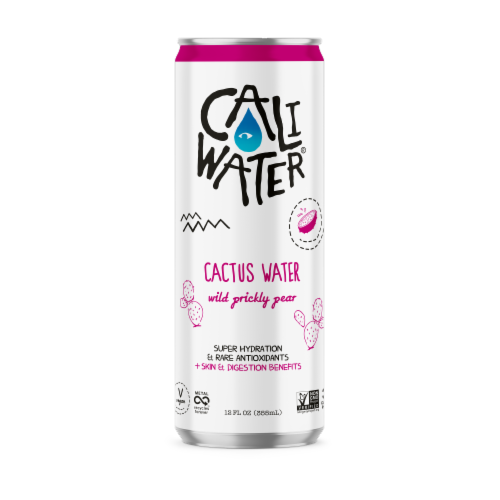 Cali Water® Organic Prickly Pear Cactus Water Can Perspective: front