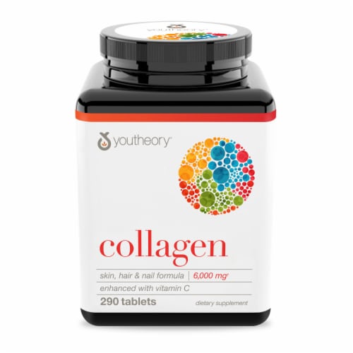 Youtheory Collagen Advanced Formula Tablets Perspective: front