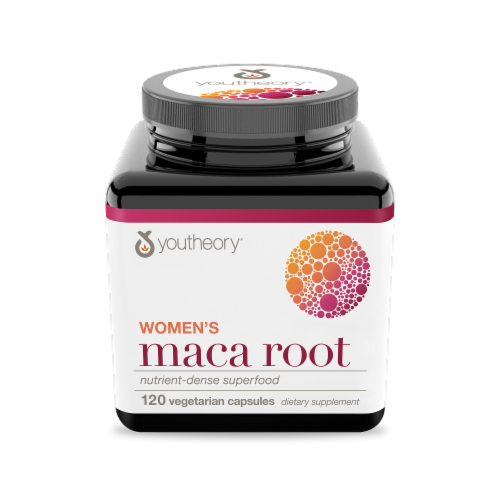 Youtheory® Women's Maca Root Vegetarian Capsules Perspective: front