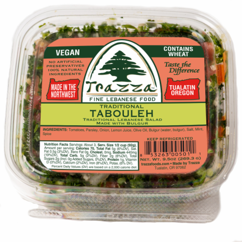 Trazza Tabouleh Perspective: front