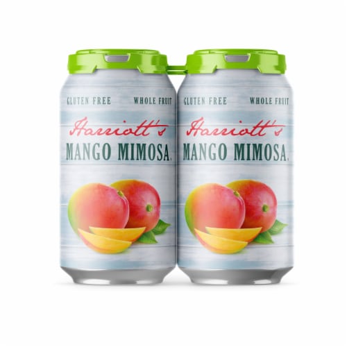 Harriott’s Mango Mimosa 5% ABV Gluten-Free Perspective: front