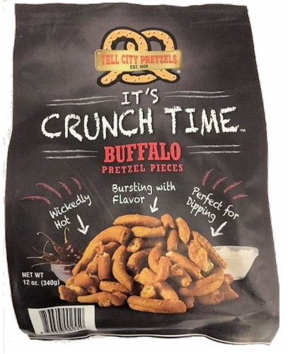 TELL CITY PRETZELS Buffalo Pretzel Pieces Perspective: front