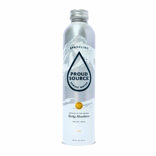 Proud Source™ Sparkling Spring Water Perspective: front