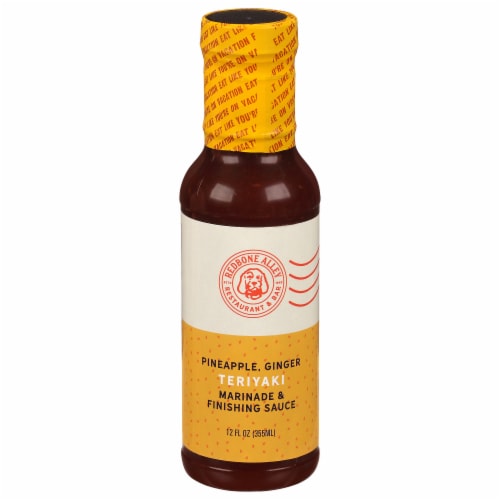 Red Bone Alley Pineapple Ginger Teriyaki Sauce Perspective: front