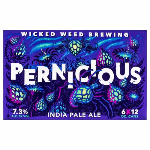 Wicked Weed Brewing Pernicious India Pale Ale Perspective: front