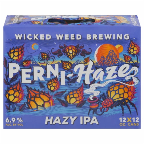 Wicked Weed Brewing Perni-Haze Hazy IPA Beer