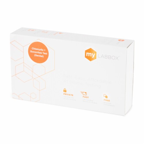 myLAB Box Health STD Chlamydia and Gonorrhea Rapid Mail In At Home Test