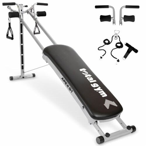 Total Gym APEX G1 Home Fitness Incline Weight Training with 6 Resistance Levels 1 Piece Foods Co