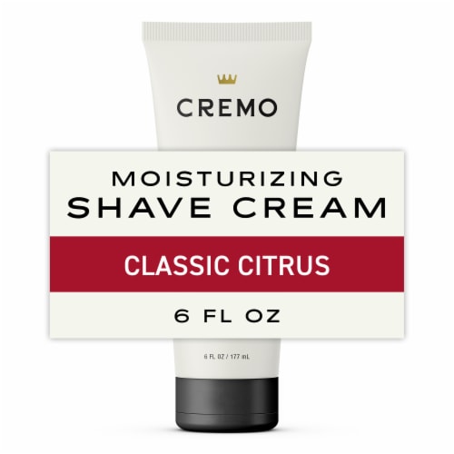 Cremo Original Moisturizing Shaving Cream for Men Classic Citrus Scent Perspective: front