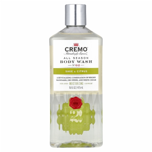 Cremo® Body Wash Sage & Citrus Perspective: front
