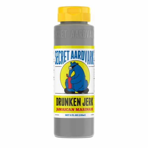 Secret Aardvark Drunken Jerk Jamaican Marinade Perspective: front