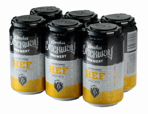 Brickway Brewery HEF Wheat Beer Perspective: front