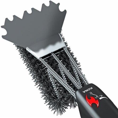 Safe/Clean Ceramic Nylon Grill Brush with Scraper - Metal Bristle Free, 1 -  Ralphs