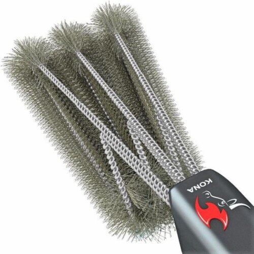 18 Grill Brush Stainless Steel Wire Bristles And Stiff Handle- Grill