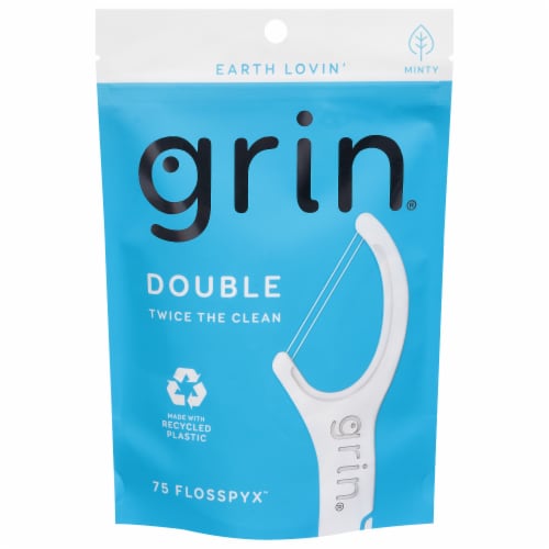 Grin® Double Flosspyx Dental Flossers Perspective: front