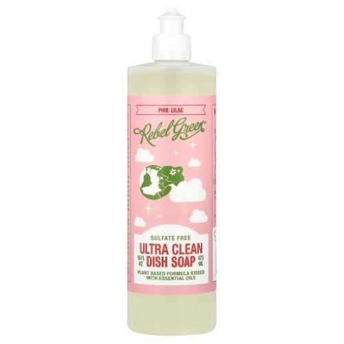 Rebel Green Pink Lilac Super Deluxe Dish Soap Perspective: front