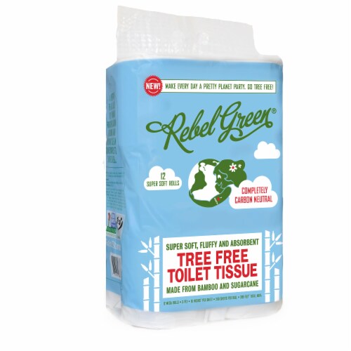 Rebel Green Tree Free 3-Ply Toilet Tissue Perspective: front