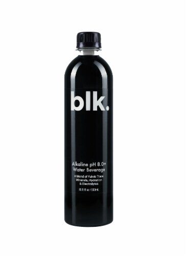 Blk® Infused With Fulvic Acid Bottled Water Perspective: front