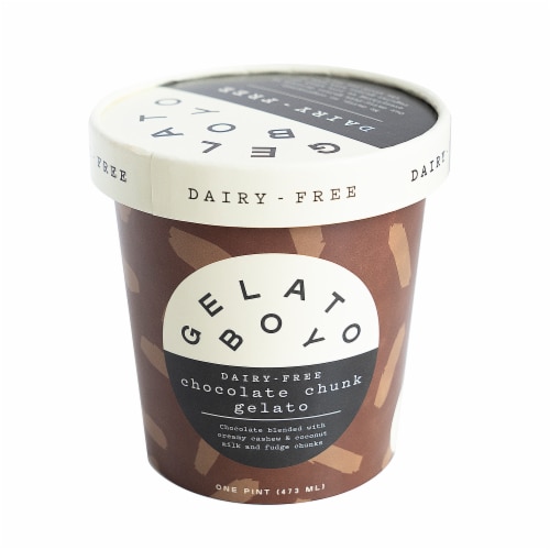 Gelato Boy Chocolate Chunk Dairy-Free Gelato Perspective: front
