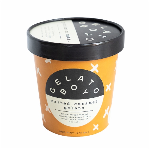Gelato Boy Salted Caramel Gelato Perspective: front