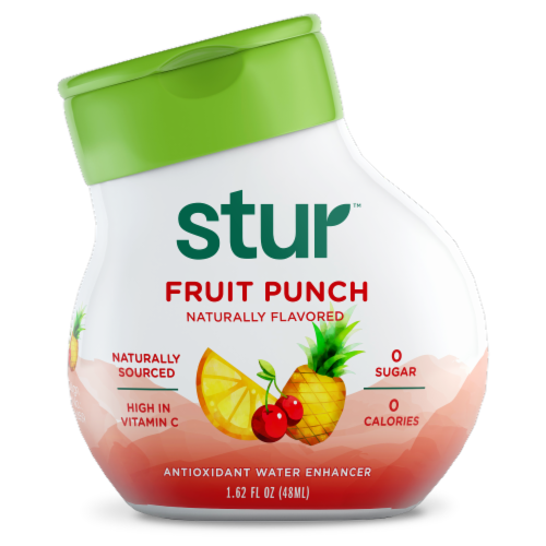 Stur™ Freshly Fruit Punch Antioxidant Water Enhancer Perspective: front