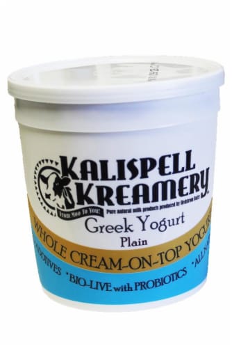 Kalispell Creamery Plain Greek Yogurt Perspective: front