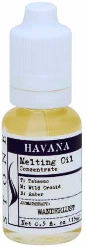 Stone Havana Candle Melting Oil Perspective: front