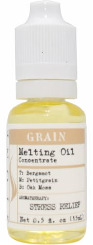 Stone Grain Candle Melting Oil Perspective: front