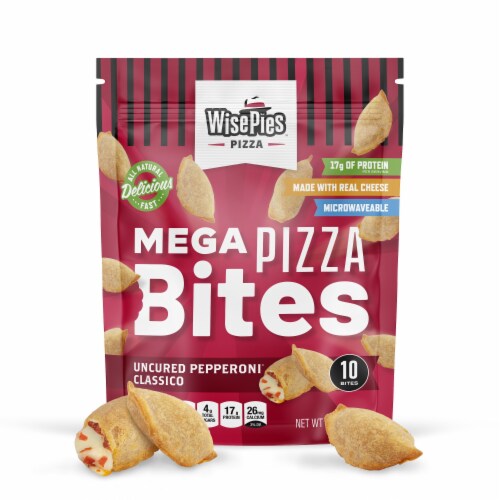 WisePies™ Pepperoni Classico Mega Pizza Bites Perspective: front