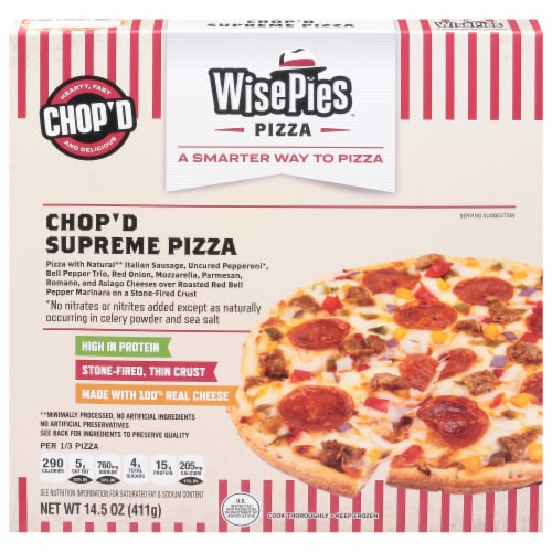 WisePies™ Chop'd Supreme Frozen Pizza Perspective: front