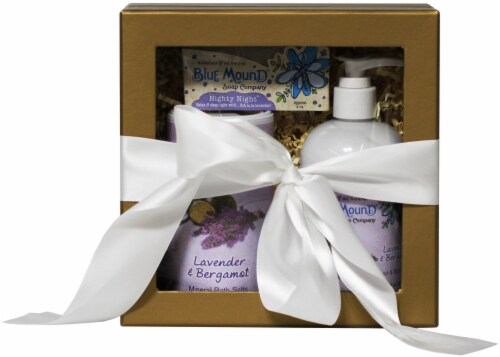 Blue Mound Lavender Nighty Night Gift Set Perspective: front