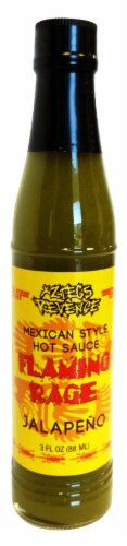 Old World Aztec's Revenge Flaming Rage Jalapeno Hot Sauce Perspective: front
